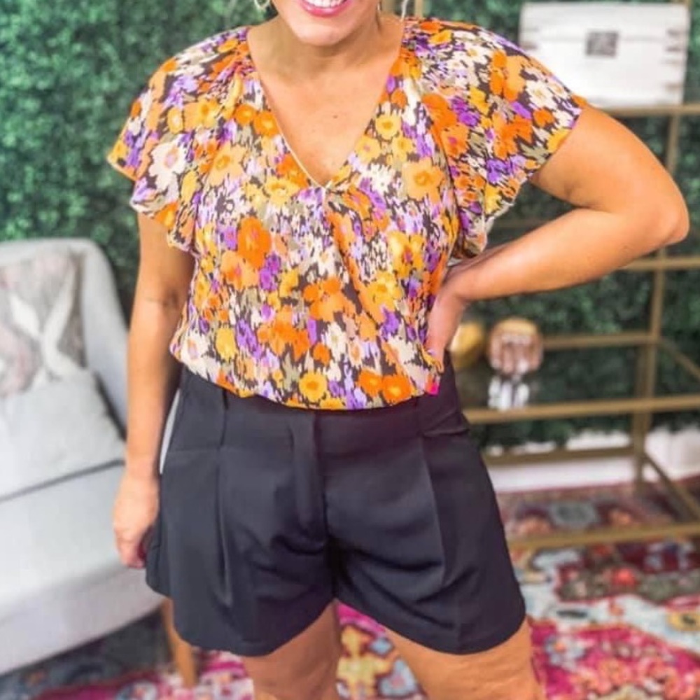Floral bodysuit